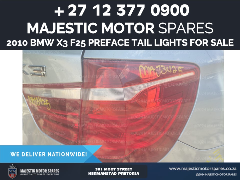 2010 BMW X3 F25 preface tail lights for sale - Private Seller 2010 BMW X3 F25 preface tail lights for sale - Private Seller