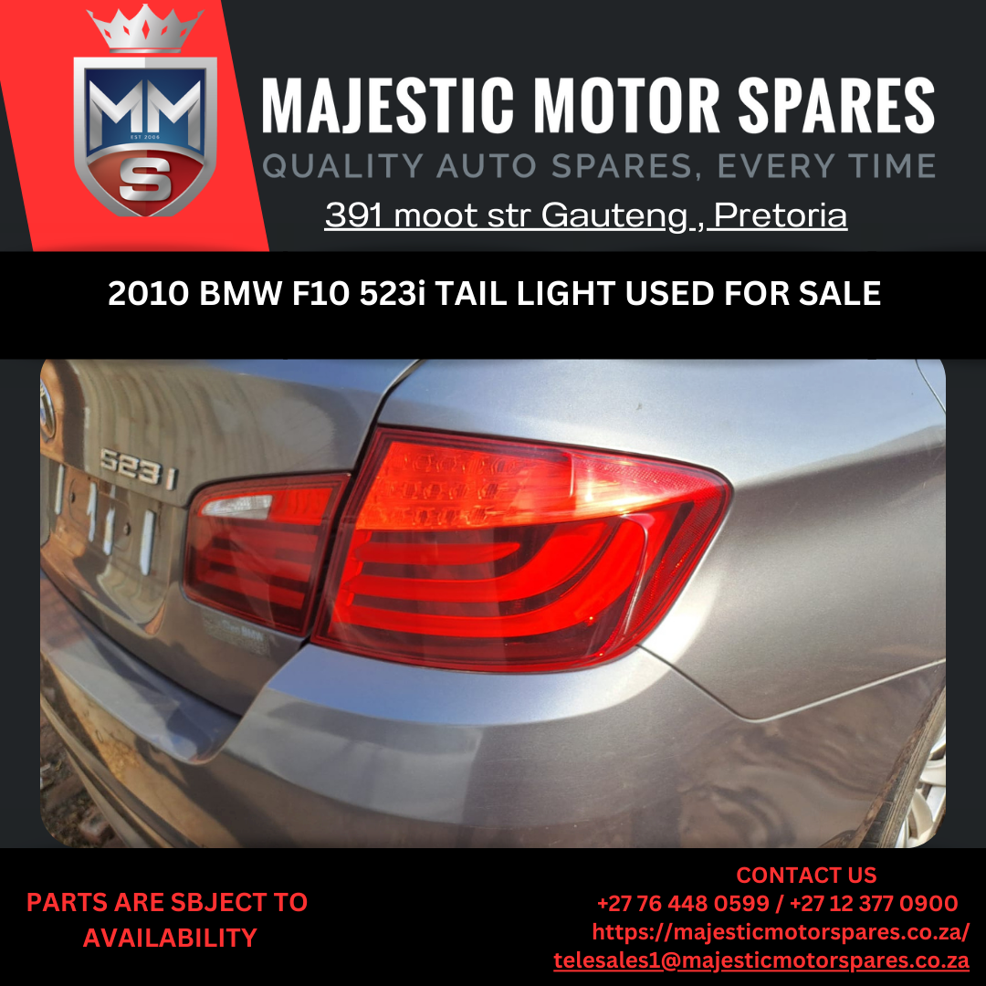 2010 Bmw F10 523i Tail light used for sale - Private Seller 2010 Bmw F10 523i Tail light used for sale - Private Seller