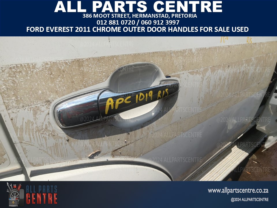 Ford Everest chrome door handles for sale used - Private Seller