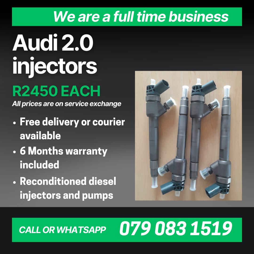 AUDI 2.0 INJECTORS FOR SALE WITH WARRANTY - Private Seller AUDI 2.0 INJECTORS FOR SALE WITH WARRANTY - Private Seller