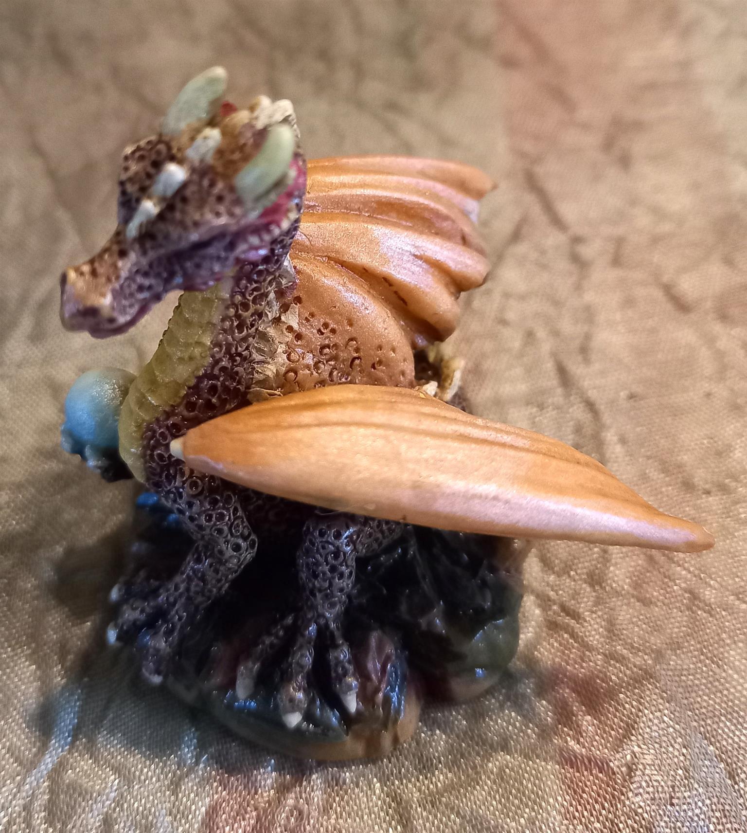 Fantasy resin sculpture set of 4