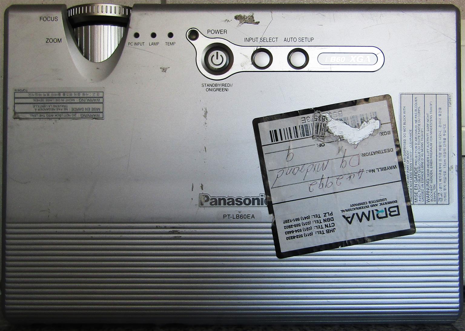 Panasonic PT-LB60EA LCD Projector