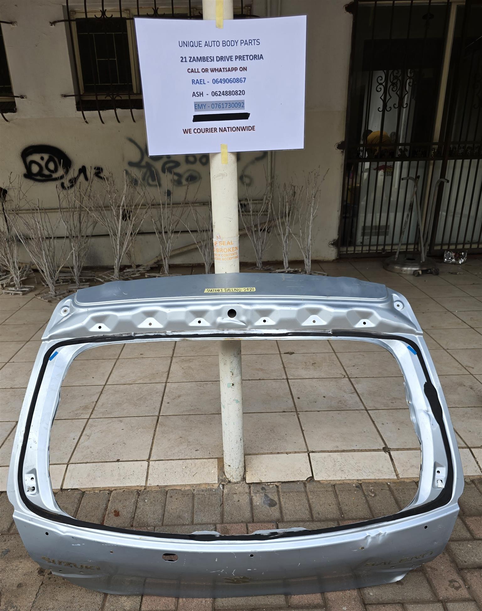 Suzuki Baleno 2023 Tailgate Suzuki Baleno 2023 Tailgate