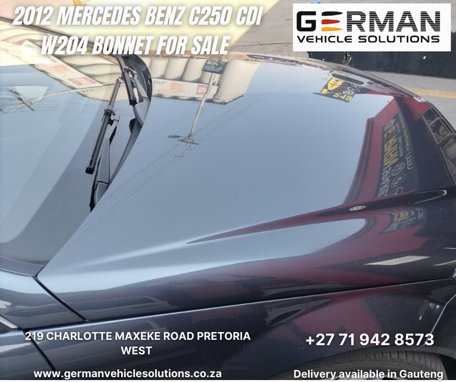 2012 Mercedes Benz c250 cdi w204 bonnet for sale - Private Seller 2012 Mercedes Benz c250 cdi w204 bonnet for sale - Private Seller