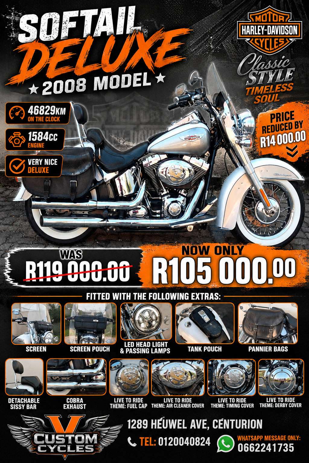 Used 2008 Harley Davidson Softail Deluxe - Private Seller Used 2008 Harley Davidson Softail Deluxe - Private Seller