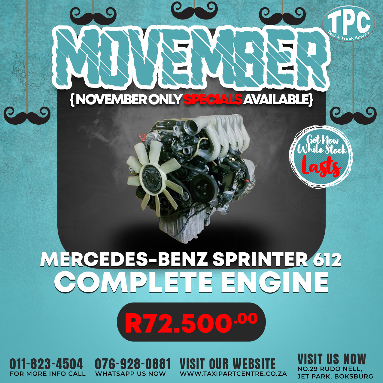 Mercedes-Benz Sprinter 612 Complete Engine - Private Seller Mercedes-Benz Sprinter 612 Complete Engine - Private Seller