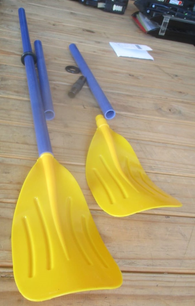 Blue & Yellow Oars Blue & Yellow Oars