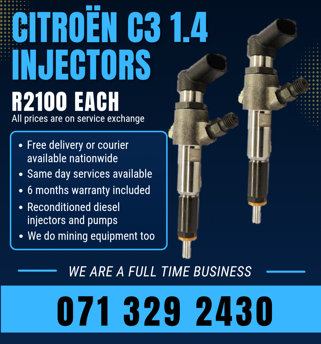 CITROËN C3 1.4 INJECTORS FOR SALE WITH WARRANTY INCLUDED - Private Seller CITROËN C3 1.4 INJECTORS FOR SALE WITH WARRANTY INCLUDED - Private Seller
