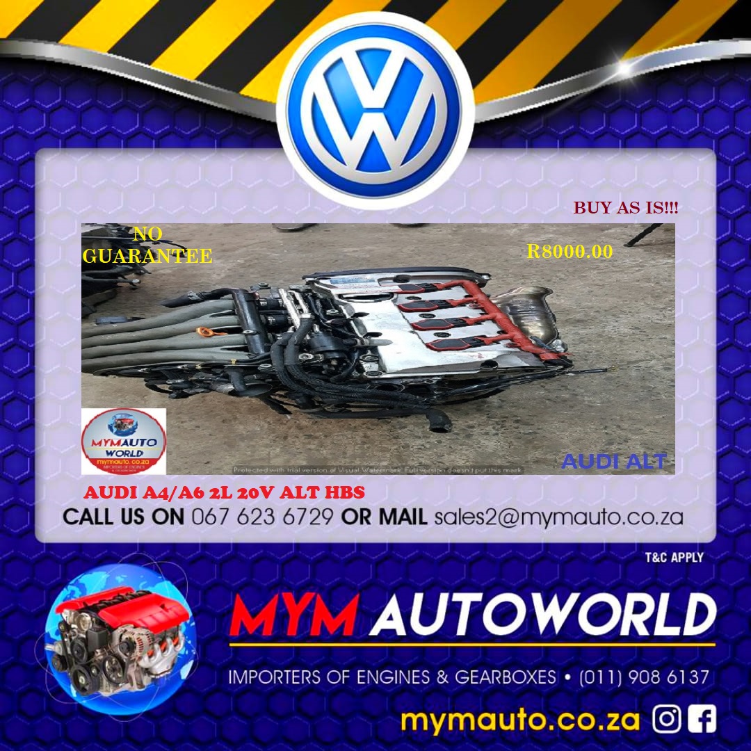 AUDI A4/A6 2L 20V ALT HBS - Private Seller AUDI A4/A6 2L 20V ALT HBS - Private Seller