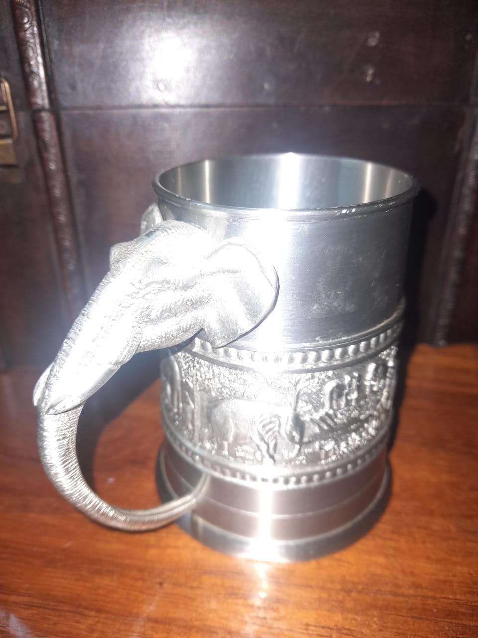 Taiwanese Pewter Decorative Beer Mug for Sale! Taiwanese Pewter Decorative Beer Mug for Sale!