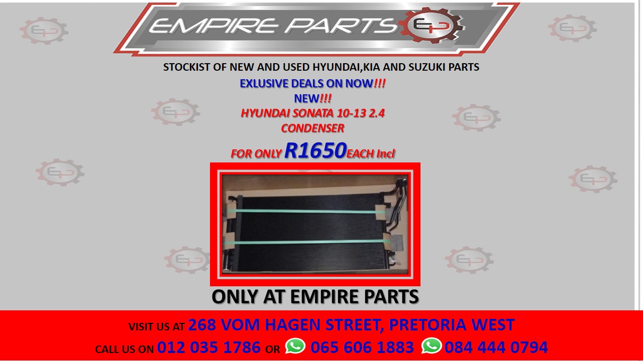 HYUNDAI SONATA 10-13 CONDENSER - Private Seller HYUNDAI SONATA 10-13 CONDENSER - Private Seller