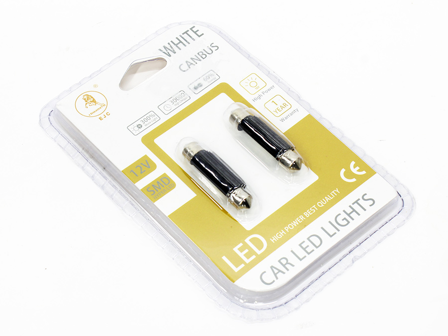 LED Interior Bulbs – Canbus 6-led 39mm (pair)