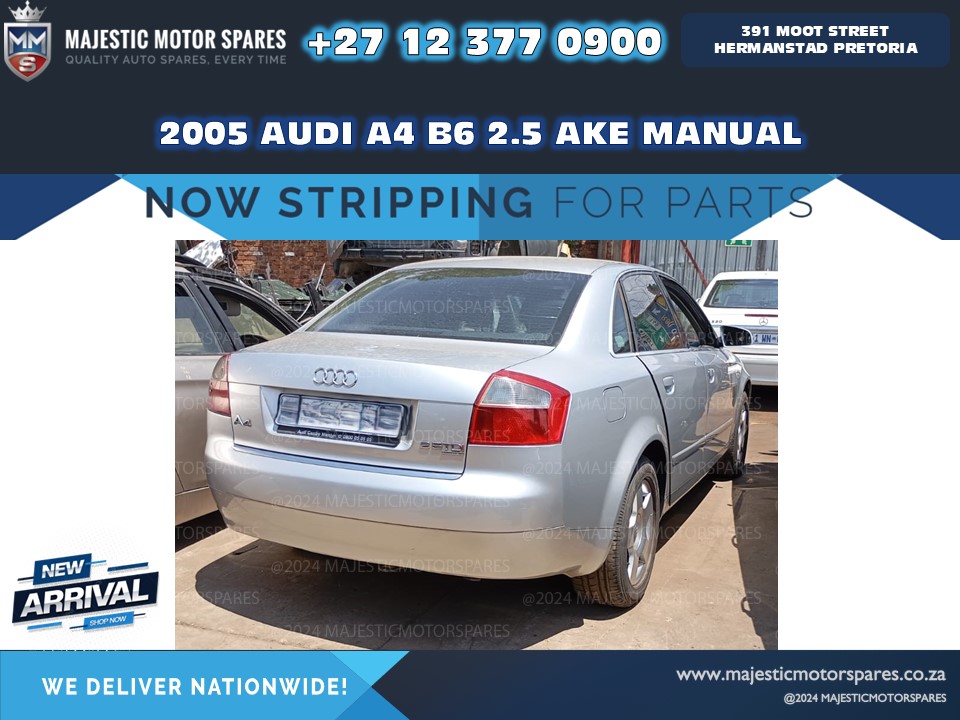 2005 audi a4 b6 2.5 tdi manual stripping for spares used parts for sale 2005 audi a4 b6 2.5 tdi manual stripping for spares used parts for sale