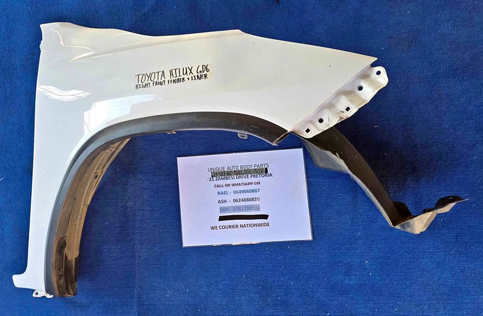 Toyota Fortuner GD6 Right Front Fender With Fender Liner and Wheel Arch