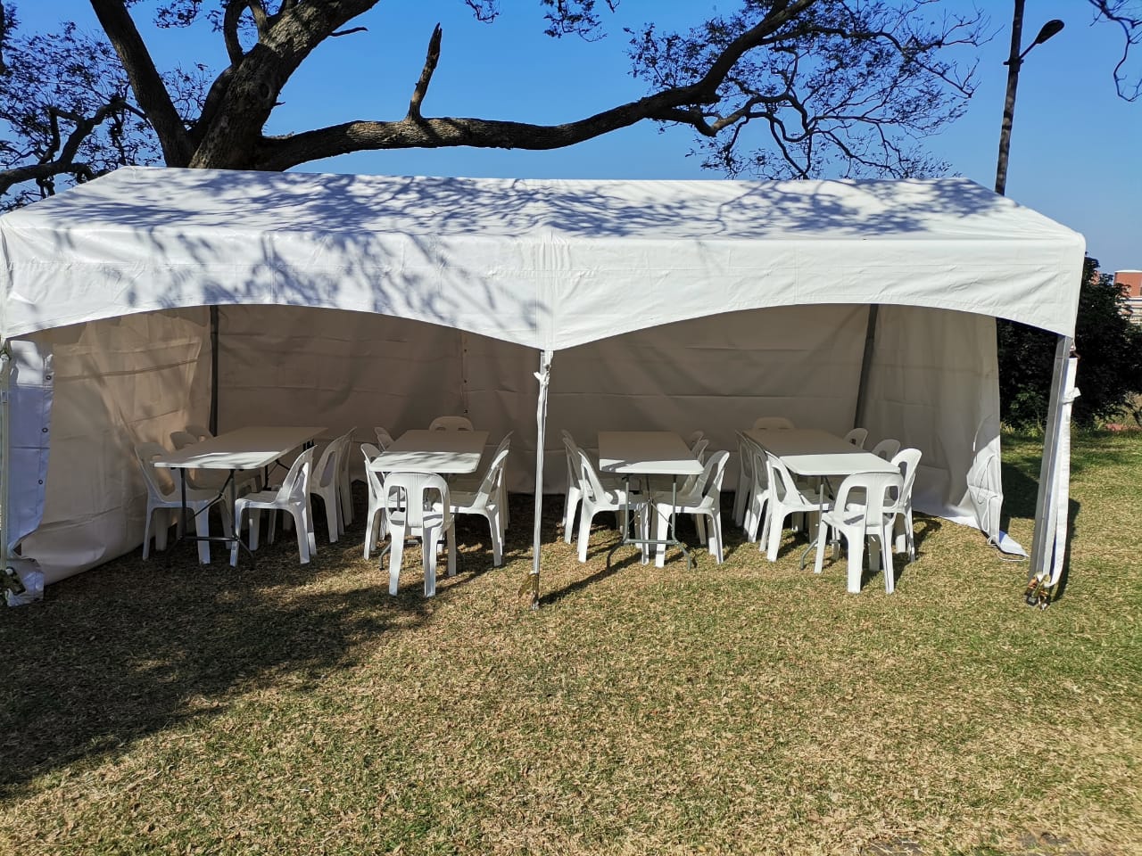 Frame tent for outlet hire