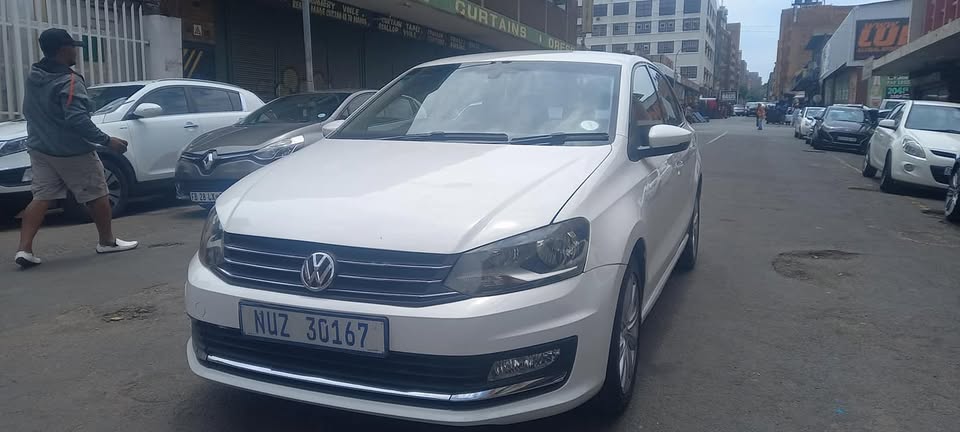 2017 VW POLO SEDAN 1.6 PETROL, MANUAL TRANSMISSION, WHITE
