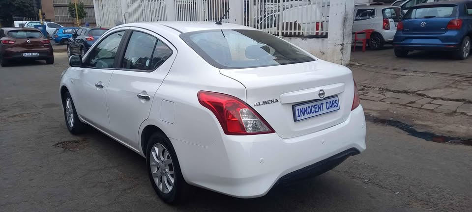 2018 NISSAN ALMERA 1.5 ENGINE..  MANUAL TRANMISSION.. PETROL.. WHITE COLOUR.
