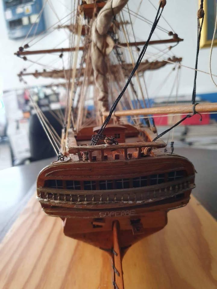 Wooden sailing Ship Superbe