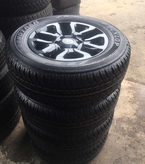 18" Toyota Legend 50 Rs original mags with brand new 265/60/18 Dunlop Grandtrek - Private Seller 18" Toyota Legend 50 Rs original mags with brand new 265/60/18 Dunlop Grandtrek - Private Seller