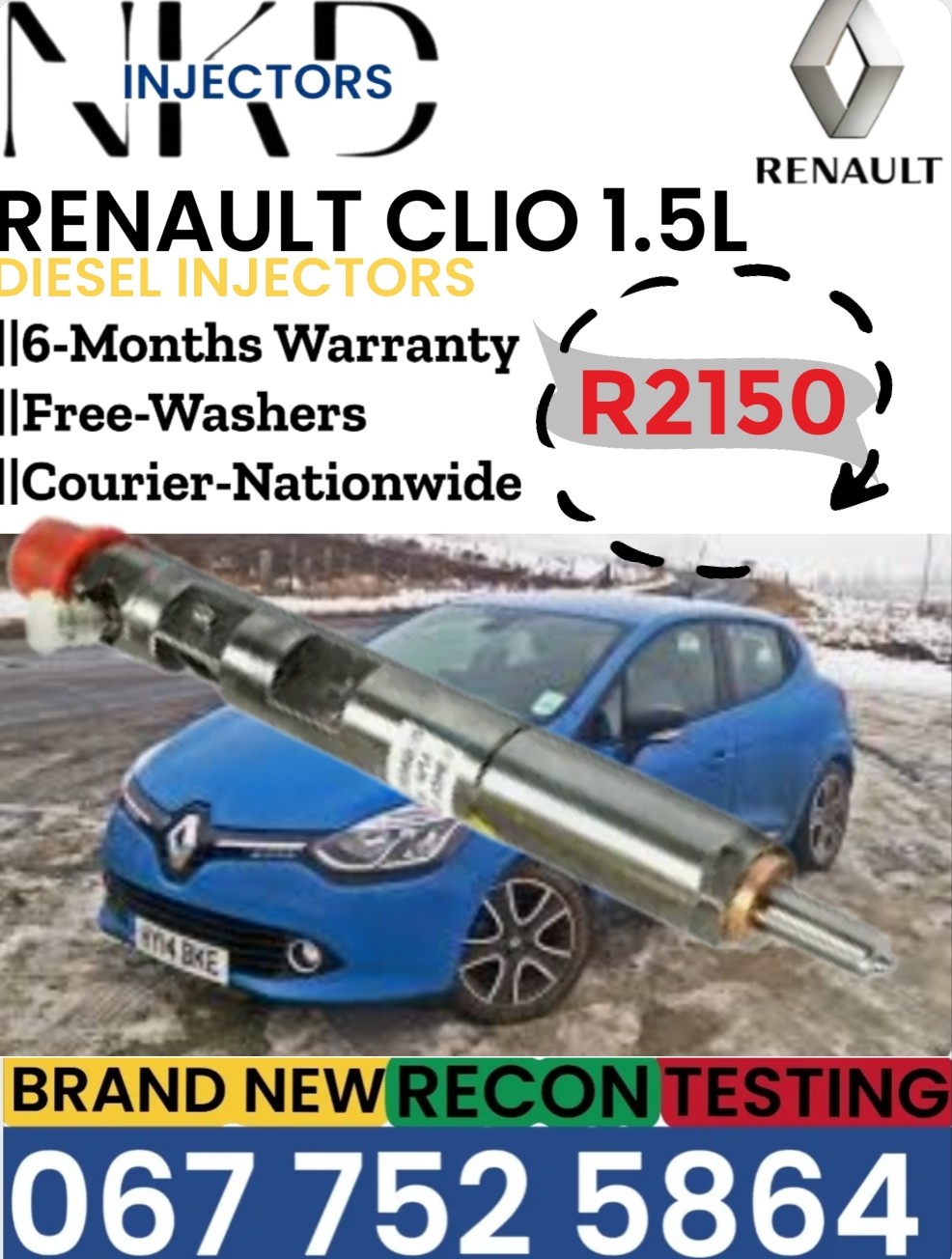 Renault Duster Diesel injectors - Private Seller Renault Duster Diesel injectors - Private Seller