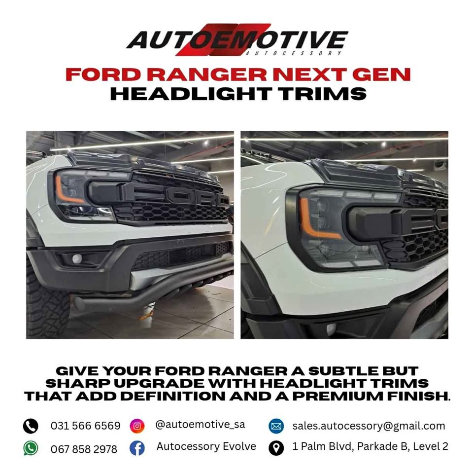 FORD RANGER NEXT GEN HEADLIGHT TRIMS COMPATIBLE - Private Seller FORD RANGER NEXT GEN HEADLIGHT TRIMS COMPATIBLE - Private Seller