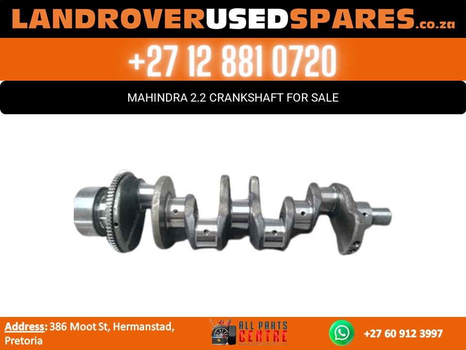 Mahindra 2.2 crankshaft for sale Mahindra 2.2 crankshaft for sale