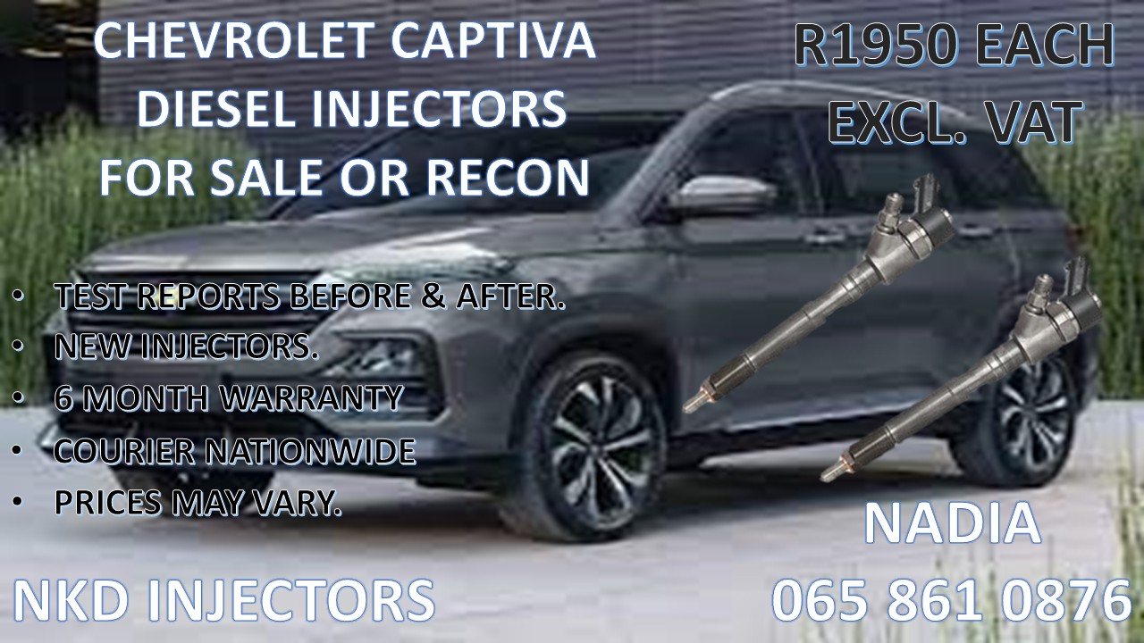 DIESEL INJECTORS FOR SALE FOR CHEVROLET CAPTIVA BOSCH - Private Seller DIESEL INJECTORS FOR SALE FOR CHEVROLET CAPTIVA BOSCH - Private Seller