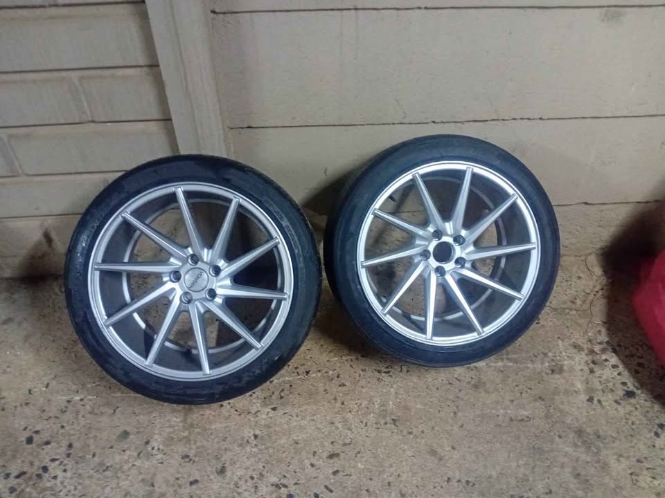 17 inch Vossen Mag Rims 5x100 with tyres | Junk Mail Marketplace