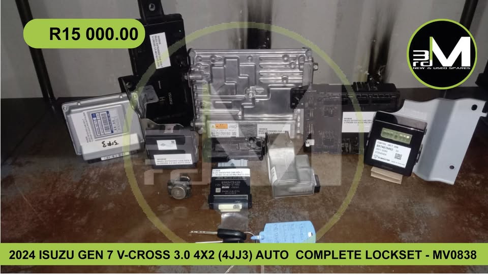 2024 ISUZU GEN 7 V-CROSS 3.0 4X2 (4JJ3) AUTO COMPLETE LOCKSET - MV0838 - Private Seller 2024 ISUZU GEN 7 V-CROSS 3.0 4X2 (4JJ3) AUTO COMPLETE LOCKSET - MV0838 - Private Seller