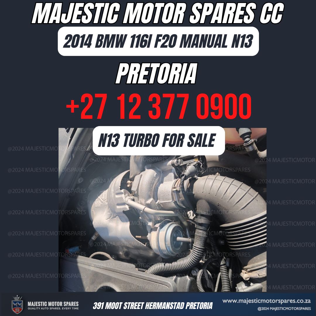 2014 BMW 116i N13 Turbocharger for Sale 2014 BMW 116i N13 Turbocharger for Sale