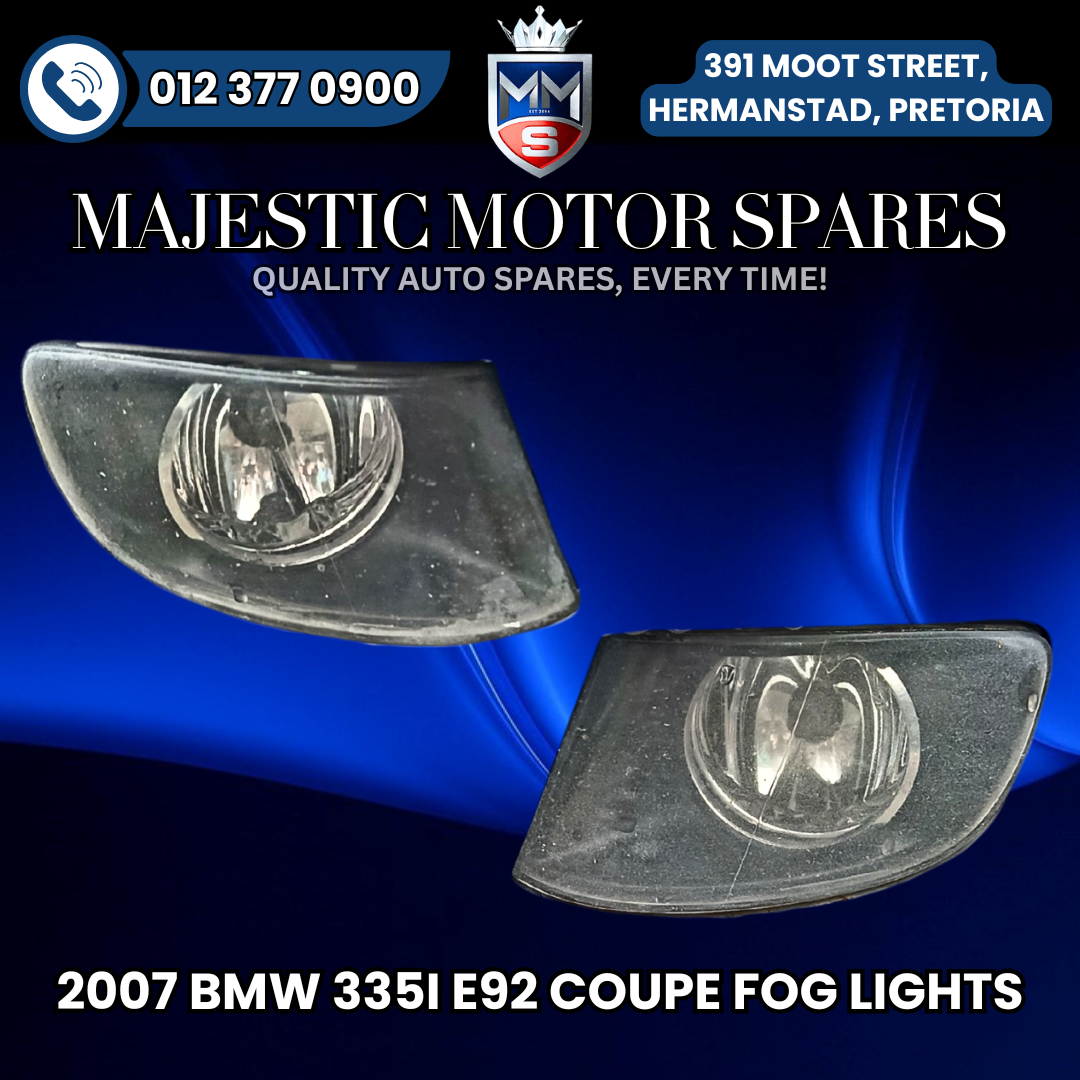 2007 BMW 335i E92 Coupe Fog Lights for Sale – Used - Private Seller 2007 BMW 335i E92 Coupe Fog Lights for Sale – Used - Private Seller