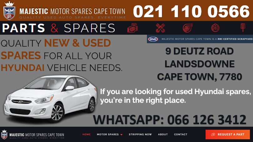 HYUNDAI NEW AND USED REPLACEMENT SPARE PARTS AVAILABLE - Private Seller HYUNDAI NEW AND USED REPLACEMENT SPARE PARTS AVAILABLE - Private Seller
