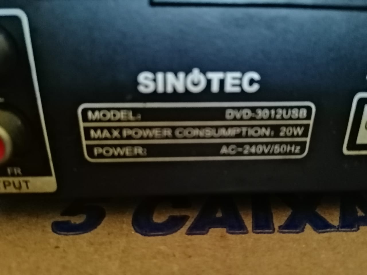 Sinotec 5.1 Channel DVD Player