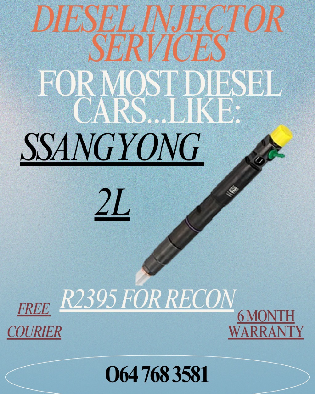 Diesel injector services