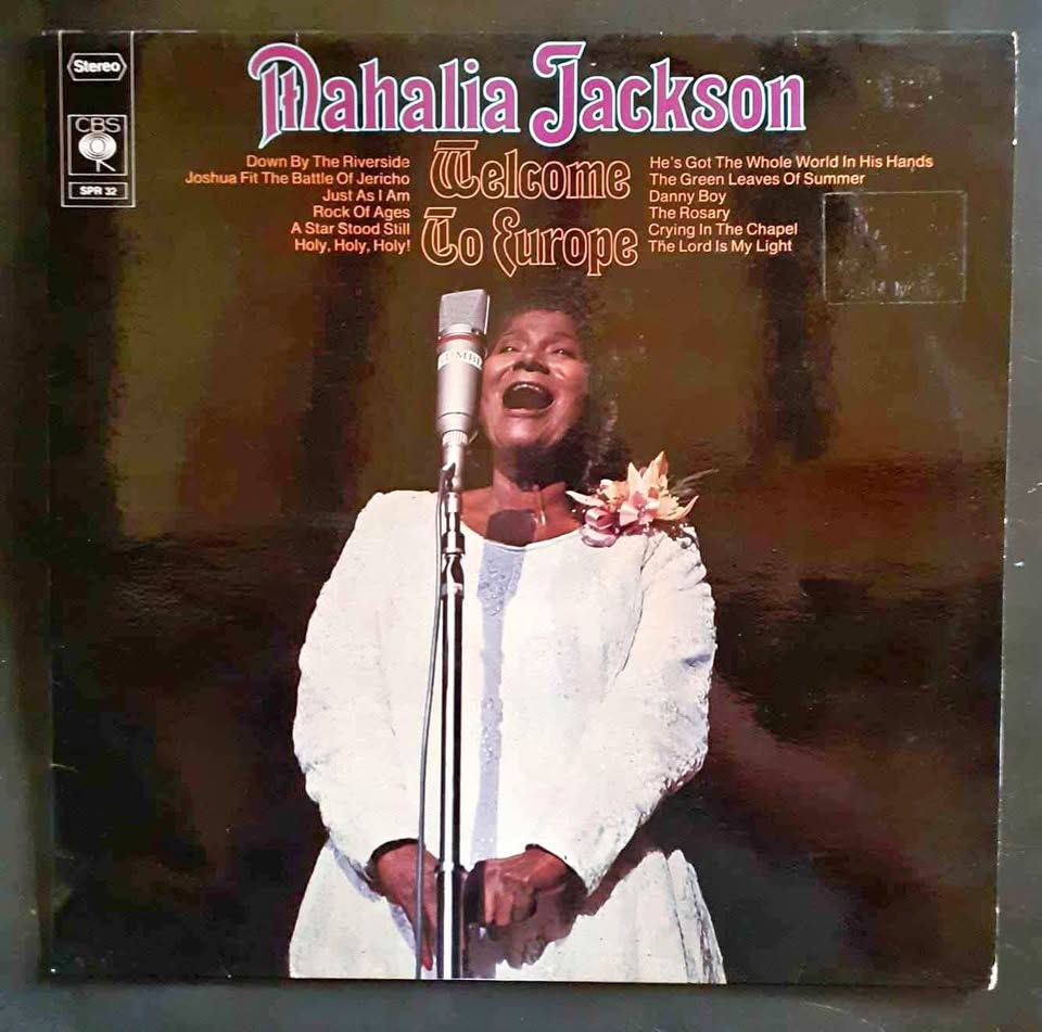 Mahalia Jackson – Welcome To Europe LP Record Mahalia Jackson – Welcome To Europe LP Record