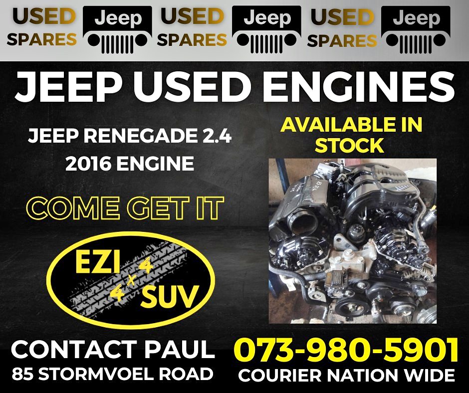 Jeep Used Renegade 2.4L 2016 Engine For Sale - Private Seller Jeep Used Renegade 2.4L 2016 Engine For Sale - Private Seller