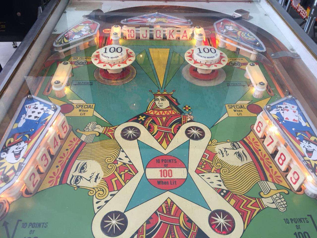 Pinball machine Drop-A-Card 1 player by Gottlieb 
