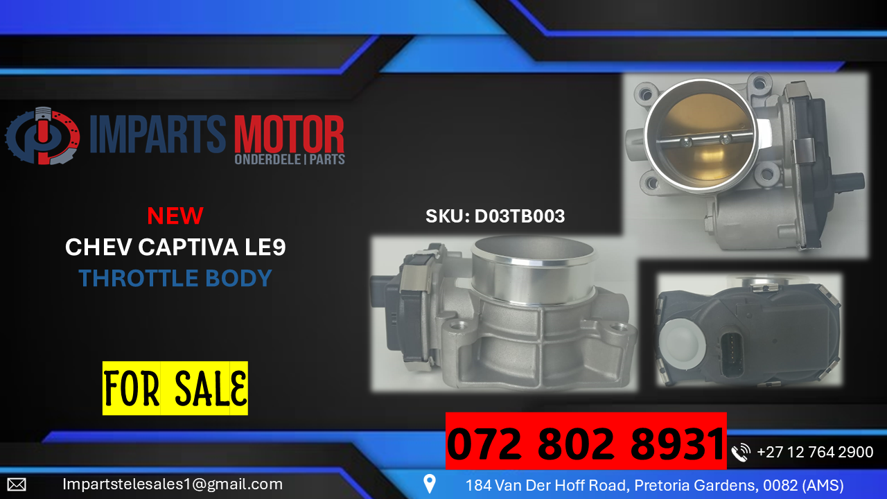 CHEV CAPTIVA LE9 THROTTLE BODY FOR SALE - Private Seller