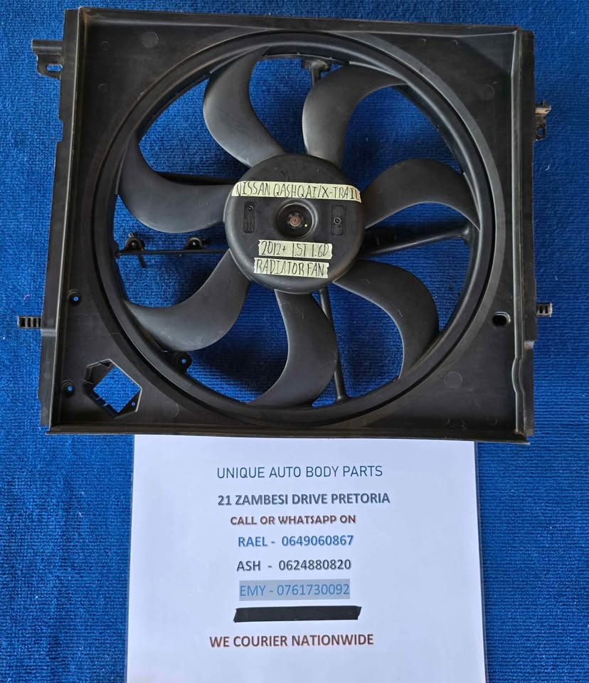 Nissan Qashqai / X-Trail 2012 + 1.5T 1.6D Radiator Fan