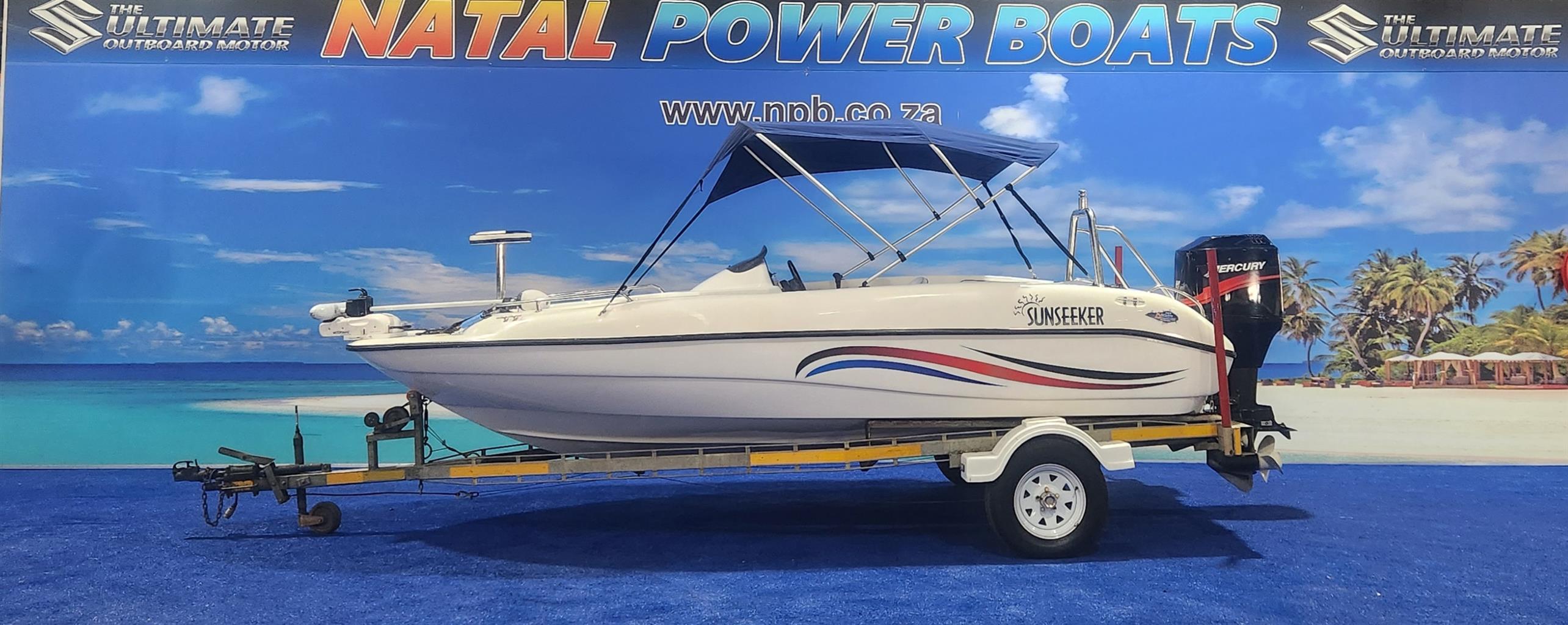 SUNSEEKER 170 ON TRAILER 125 HP MERCURY FINANCE ARRANGED