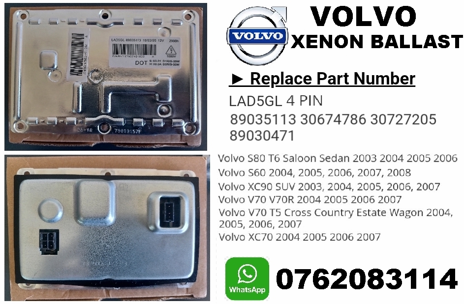 Volvo XC70 headlight xenon ballasts