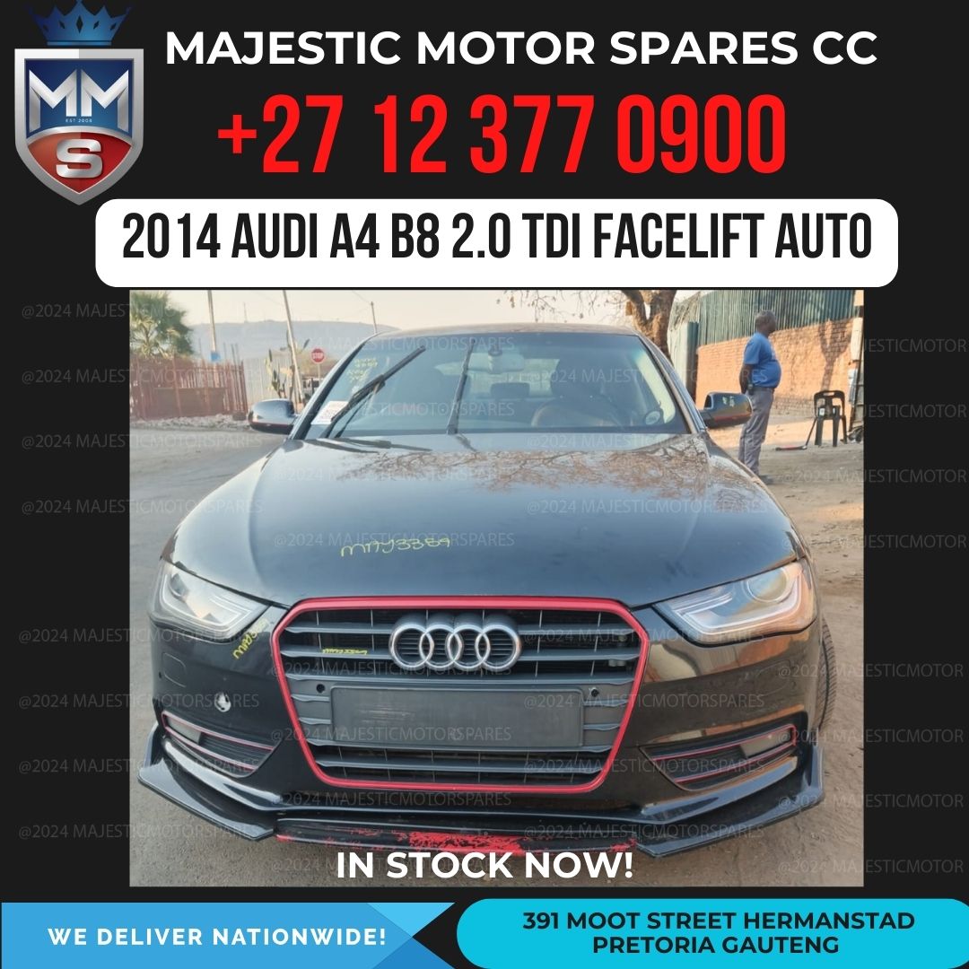 2014 Audi A4 B8 2.0 TDI Facelift Used Parts & Auto Spares for Sale – Pretoria