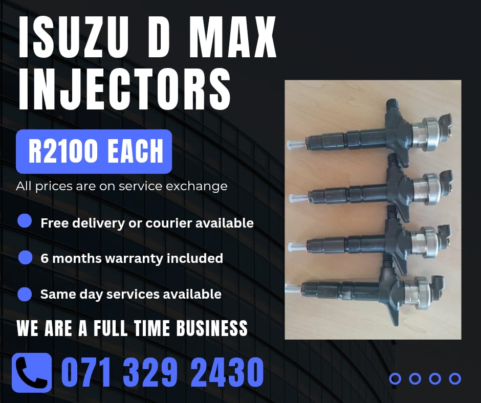 ISUZU DMAX INJECTORS FOR SALE WITH WARRANTY - Private Seller ISUZU DMAX INJECTORS FOR SALE WITH WARRANTY - Private Seller