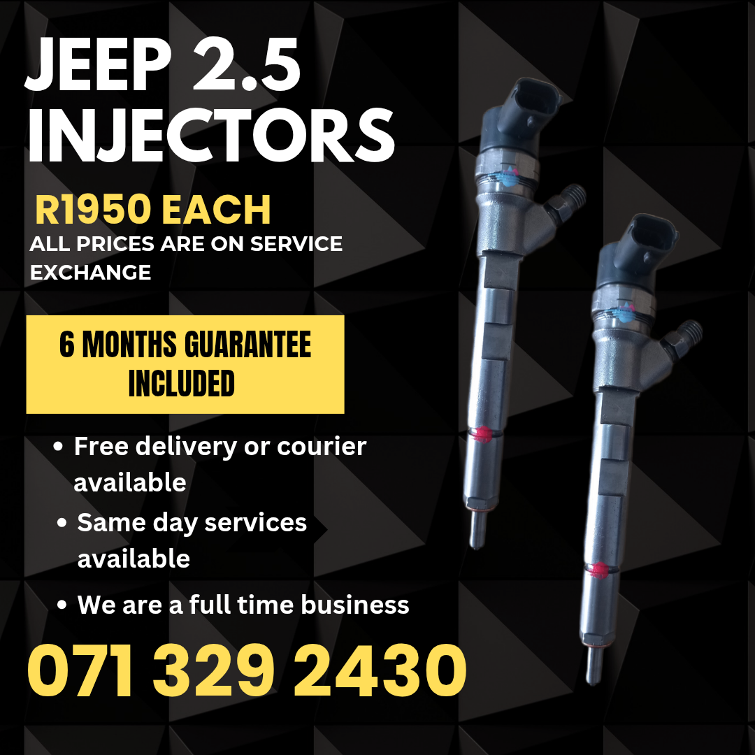 JEEP 2.5 INJECTORS FOR SALE WITH WARRANTY - Private Seller JEEP 2.5 INJECTORS FOR SALE WITH WARRANTY - Private Seller