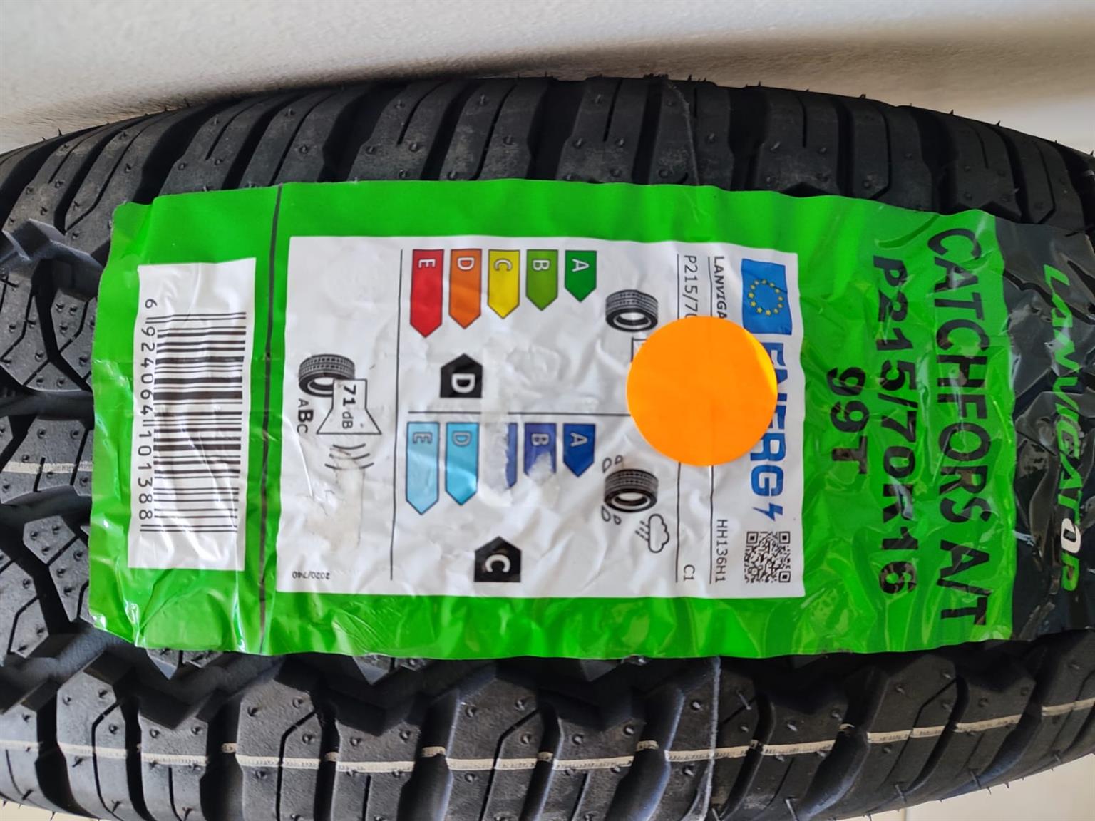 Brand New 215,/70/16 sizes tyres