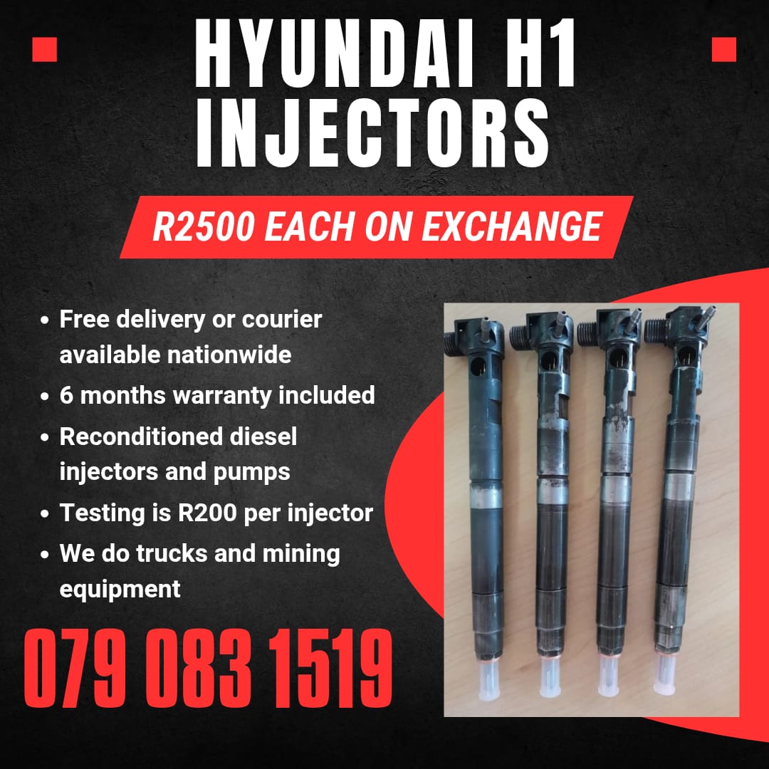 HYUNDAI H1 INJECTORS FOR SALE WITH WARRANTY INCLUDED - Private Seller HYUNDAI H1 INJECTORS FOR SALE WITH WARRANTY INCLUDED - Private Seller