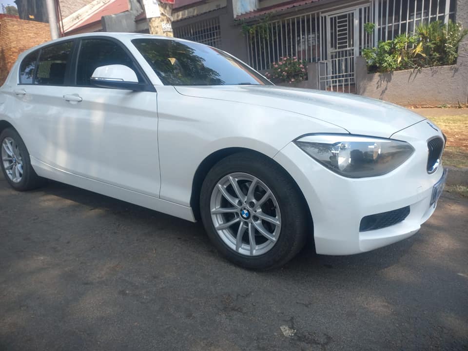 2014 BMW 118i F20 PETROL, AUTOMATIC, WHITE COLOR, MILEAGE 85000KMS