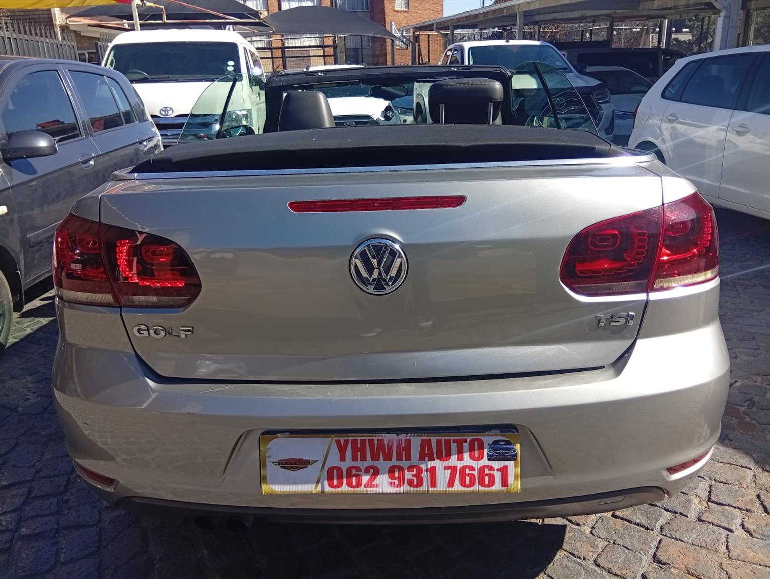 2013 Volkswagen Golf DSG Cabriolet 1.4TSI Comfortline Automatic  Leathe