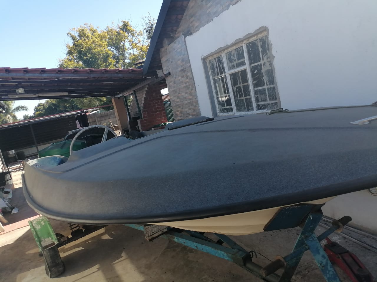 Boat and trailer