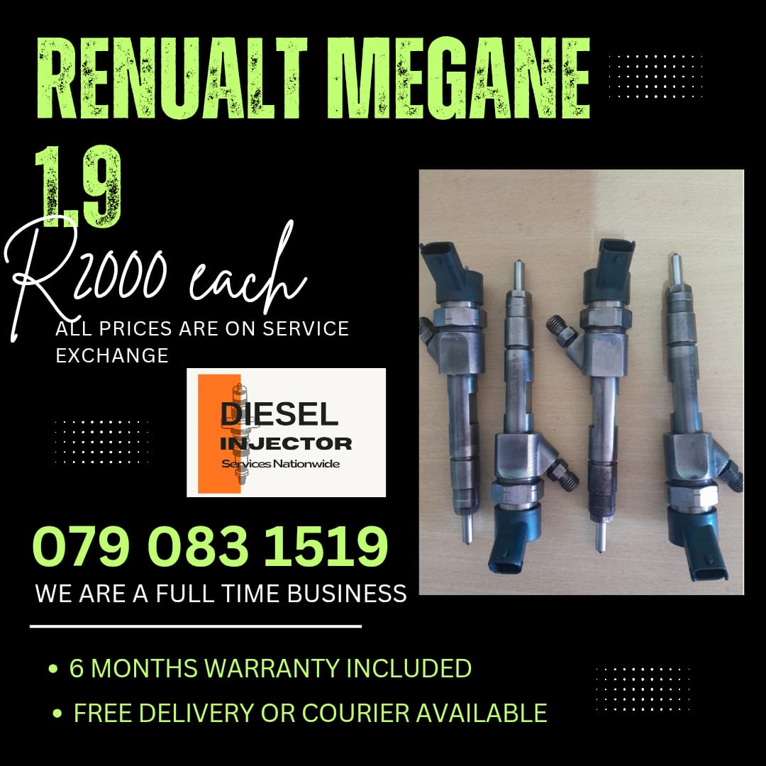 RENAULT MEGANE 1.9 INJECTORS FOR SALE WITH WARRANTY - Private Seller RENAULT MEGANE 1.9 INJECTORS FOR SALE WITH WARRANTY - Private Seller